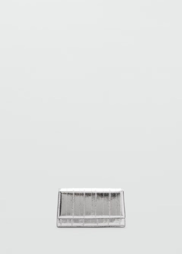 Mango Textured Leather Effect Bag