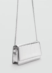 Mango Textured Leather Effect Bag