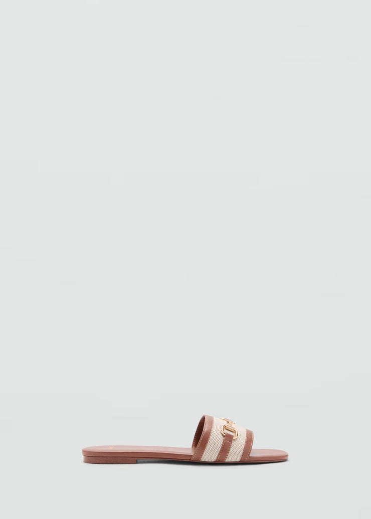 Mango Canvas Slides with Buckle