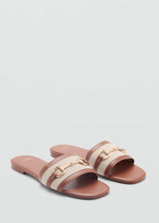 Mango Canvas Slides with Buckle