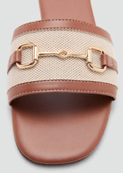 Mango Canvas Slides with Buckle
