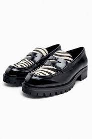 Zara Animal Print Loafers