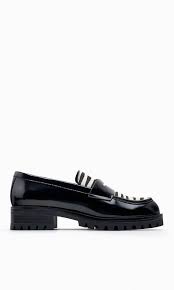 Zara Animal Print Loafers