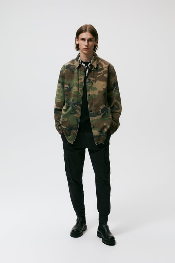 ZARA CARGO TROUSERS