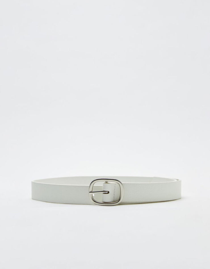 Bershka Plain Belt with Silver Effect Buckle