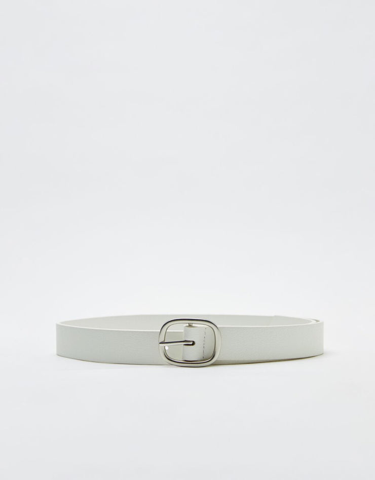 Bershka Plain Belt with Silver Effect Buckle