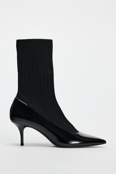 ZARA HEELED COURT ANKLE BOOTS