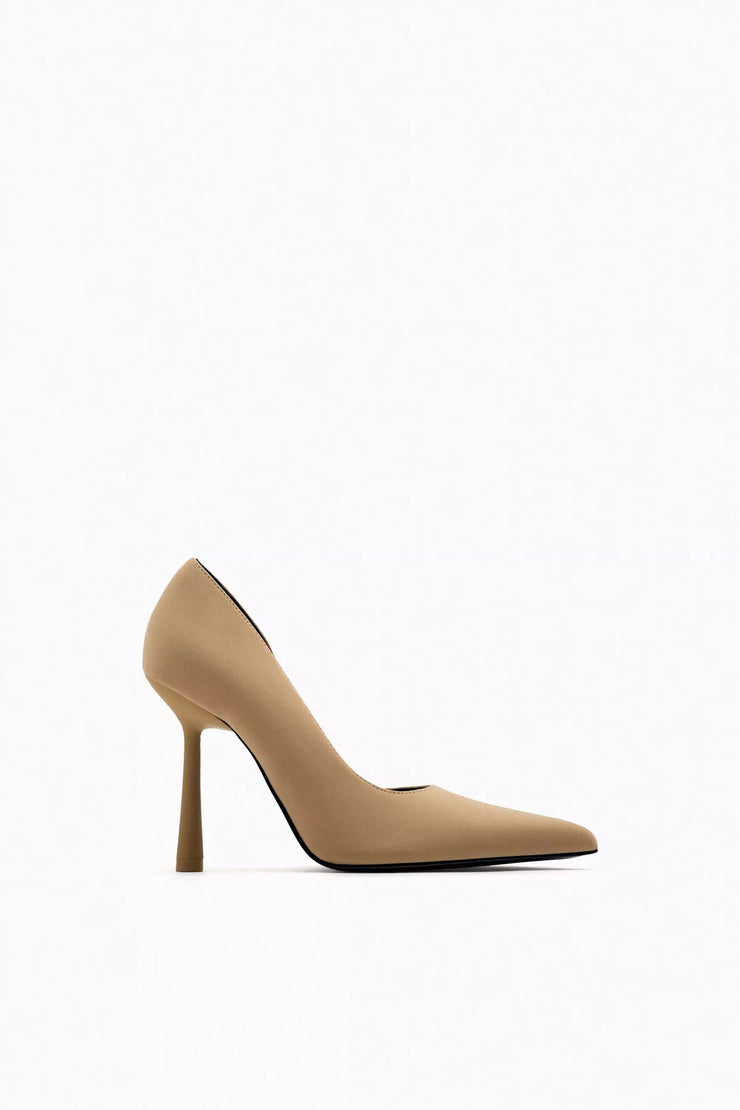 ZARA ASYMMETRIC HIGH HEEL SHOES