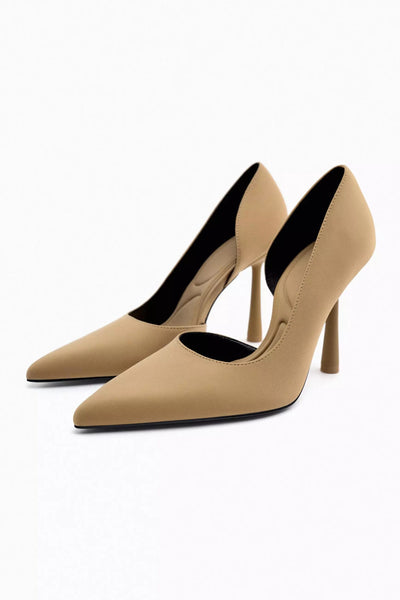 ZARA ASYMMETRIC HIGH HEEL SHOES