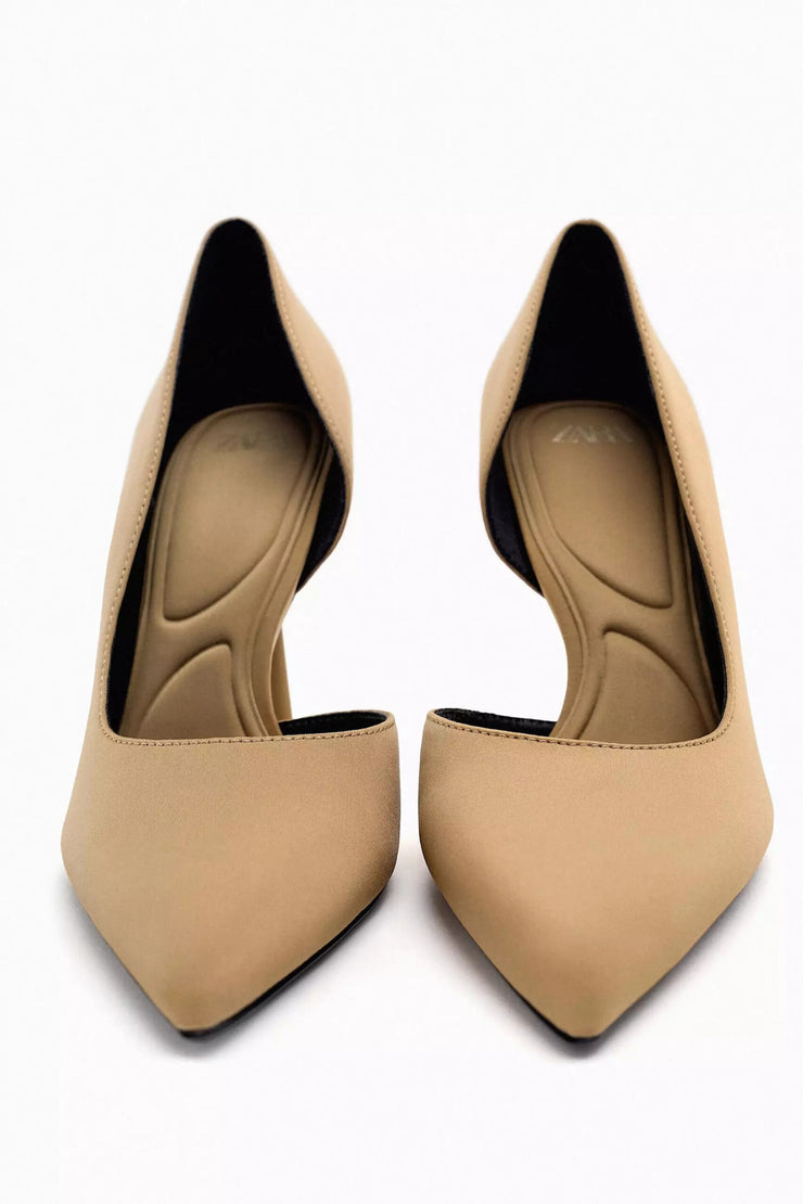 ZARA ASYMMETRIC HIGH HEEL SHOES