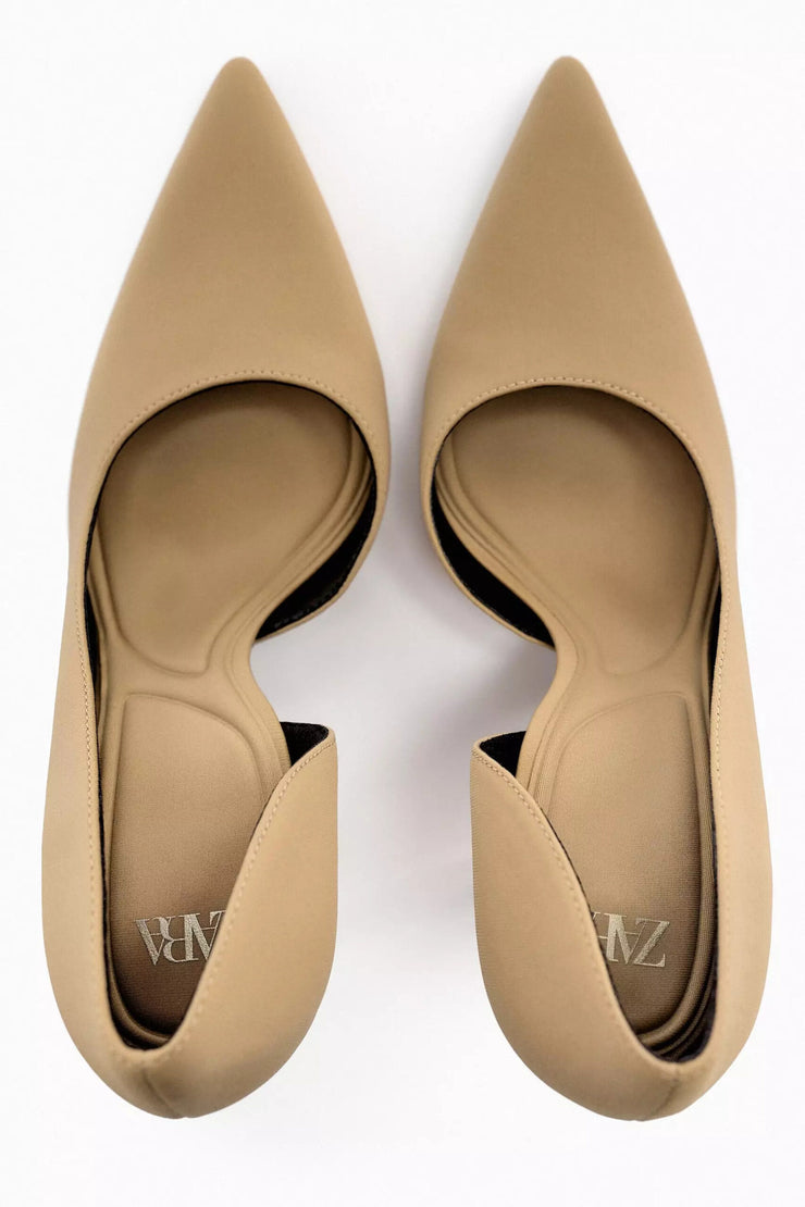 ZARA ASYMMETRIC HIGH HEEL SHOES