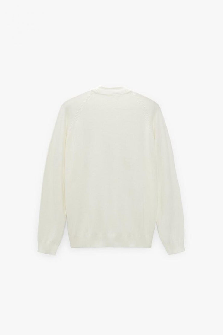 Zara Basic Colored Sweater Oyster White